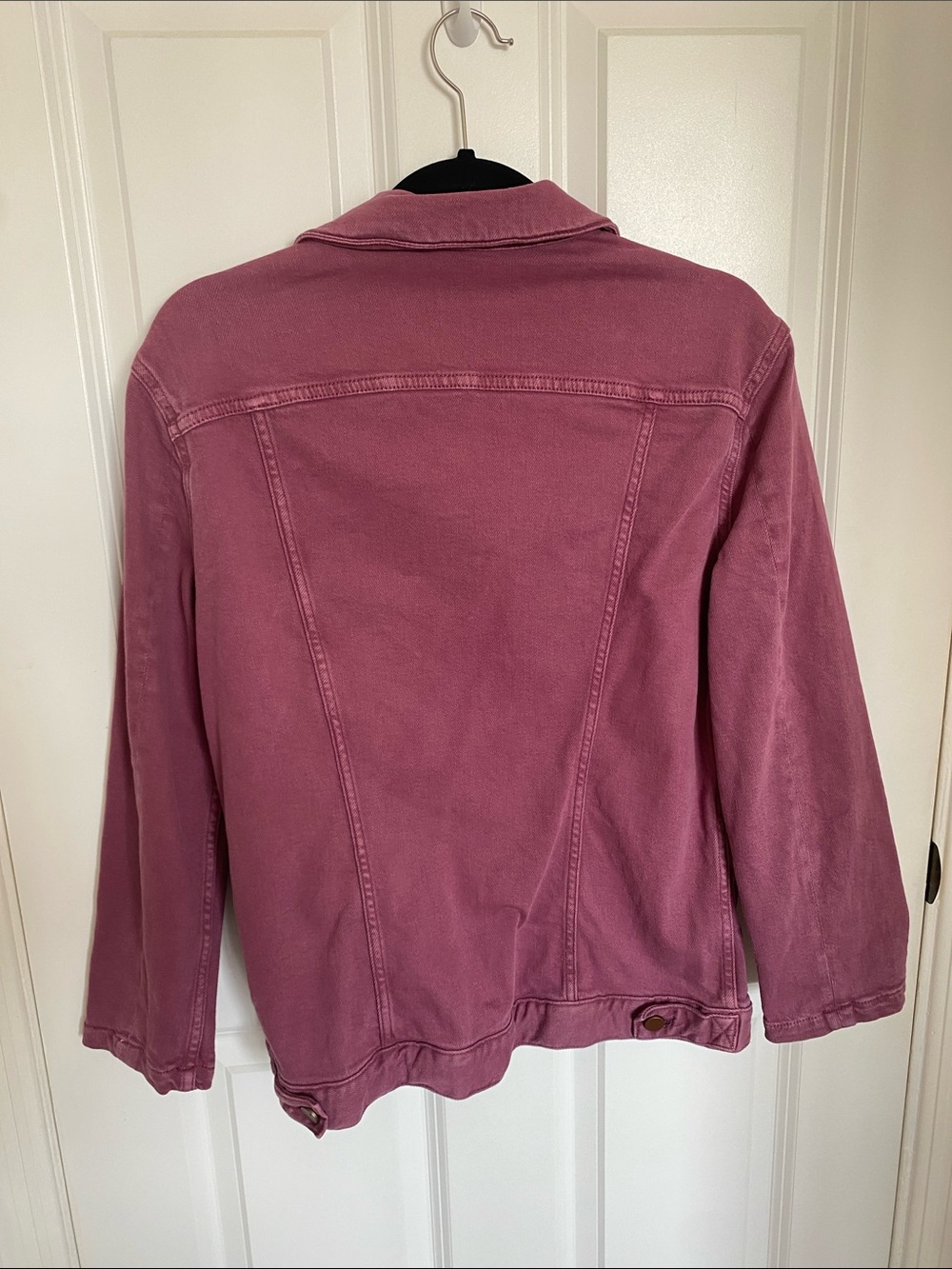 French Connection Antique Dye Denim Jacket, Size 4 - Picture 3 of 5